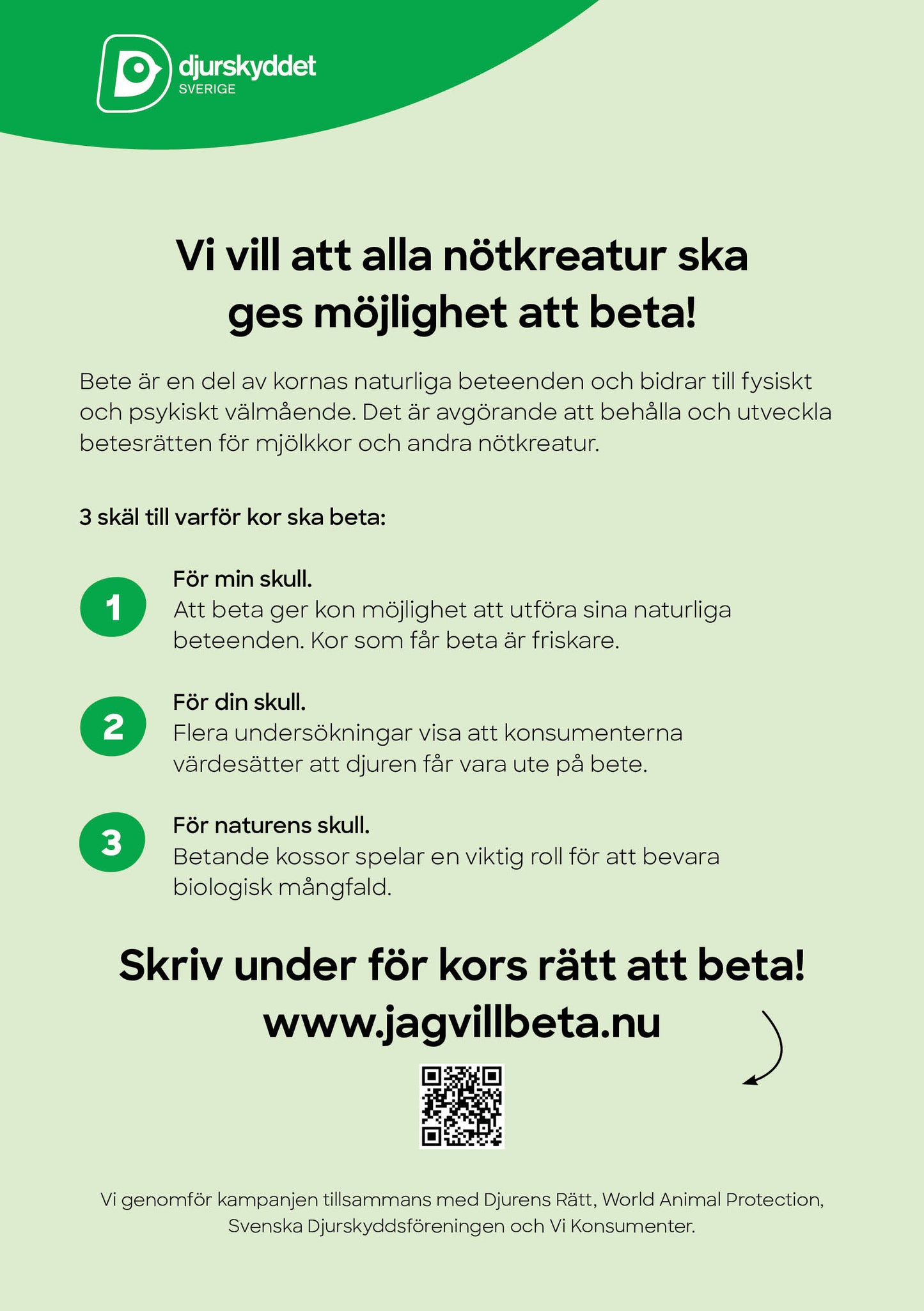 Flyer: Jag vill beta.