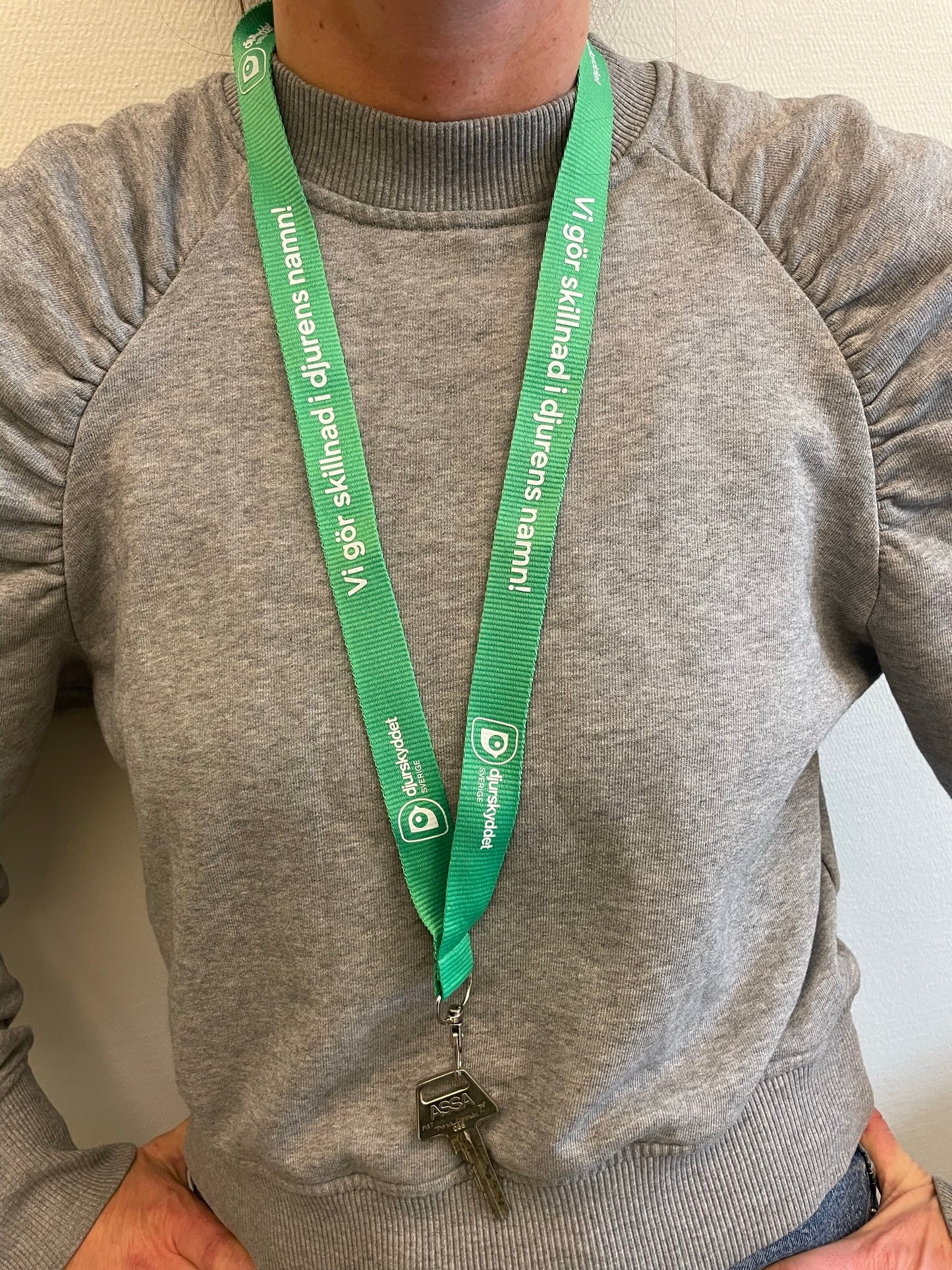Nyckelband: Vi gör skillnad i djurens namn